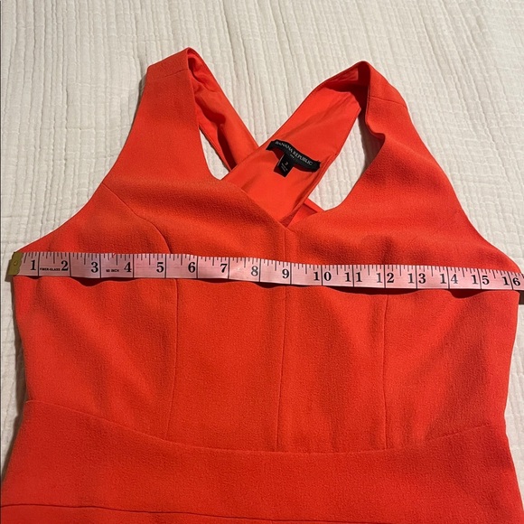 Banana Republic V-Neck Coral Dress with Back Cutouts - Picture 5 of 6